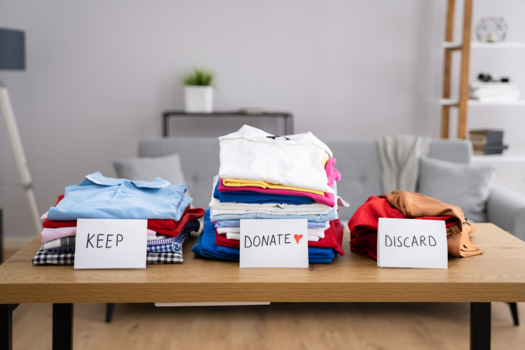 Decluttering prima del trasloco